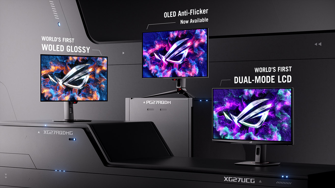 ROG Strix OLED XG27AQDMG, ROG Strix XG27UCG, ROG Swift OLED PG27AQDM