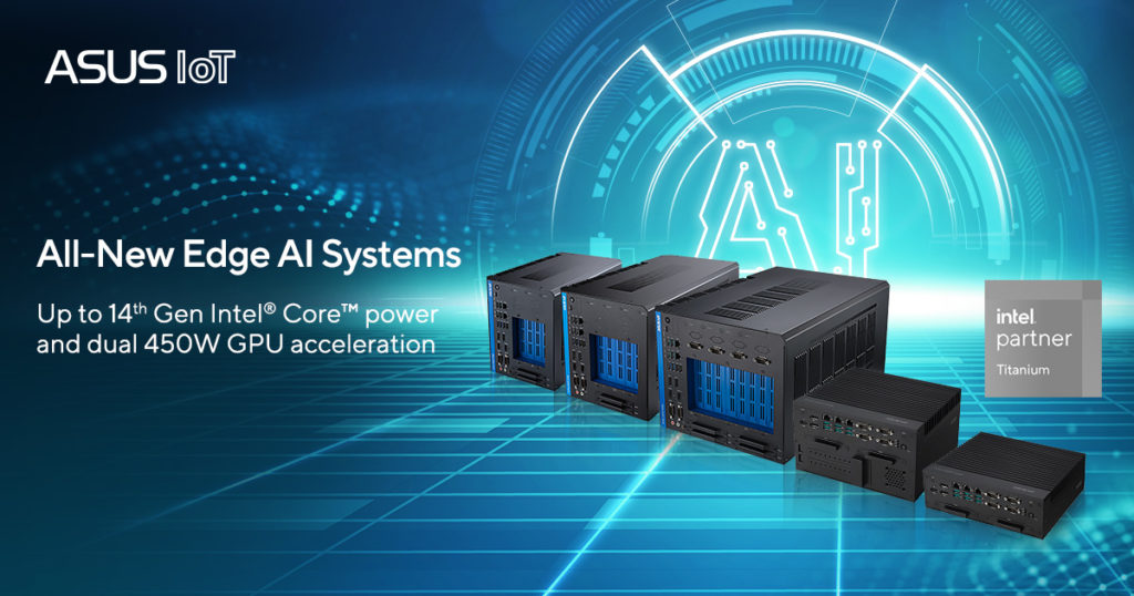 ASUS IoT PE Series Edge AI Computers 14th Gen Intel Core