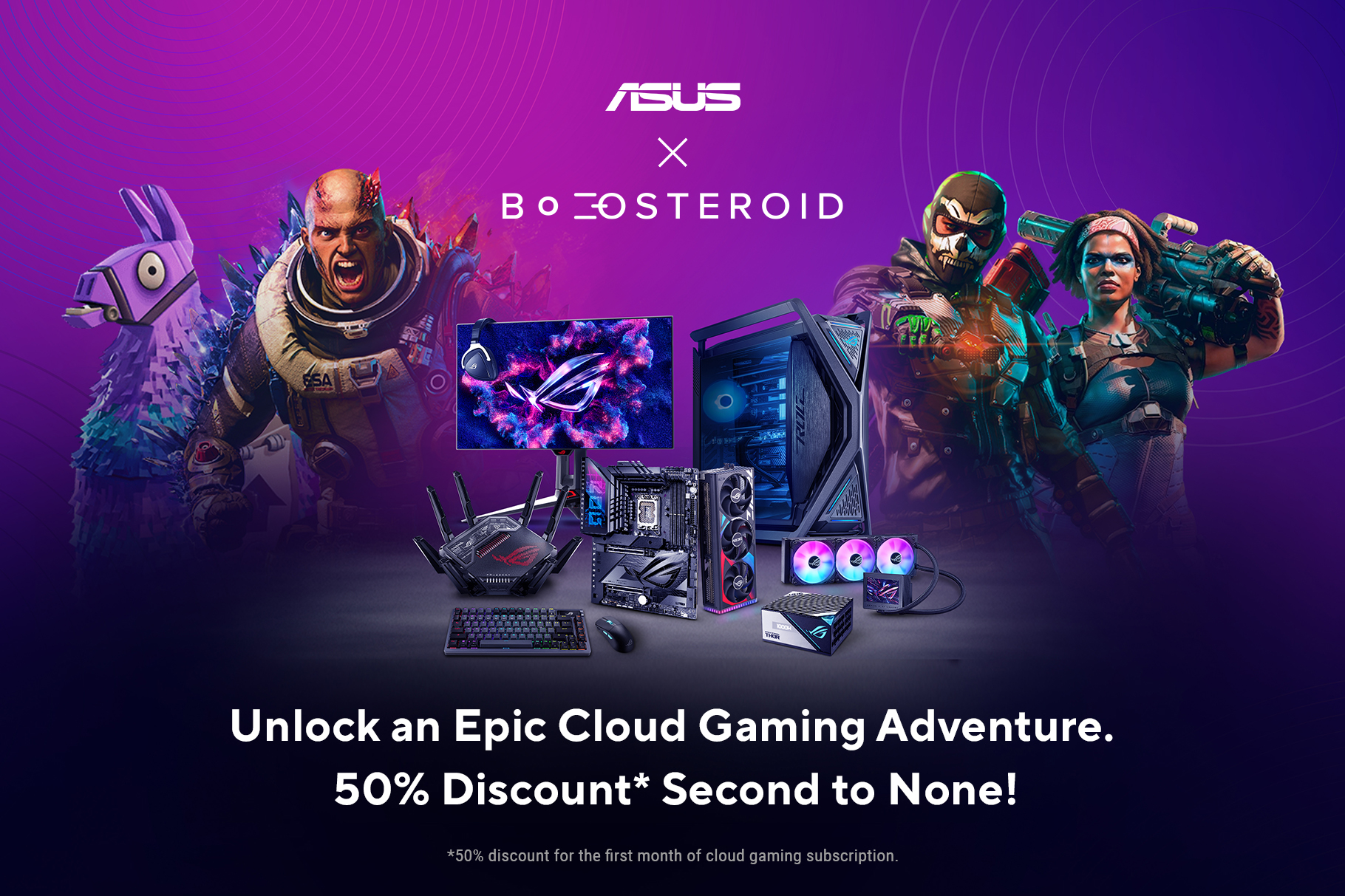 ASUS x Boosteroid Cloud Gaming Service Bundle