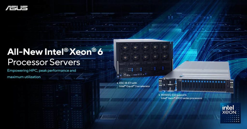 ASUS All-New Intel Xeon 6 Processor Servers