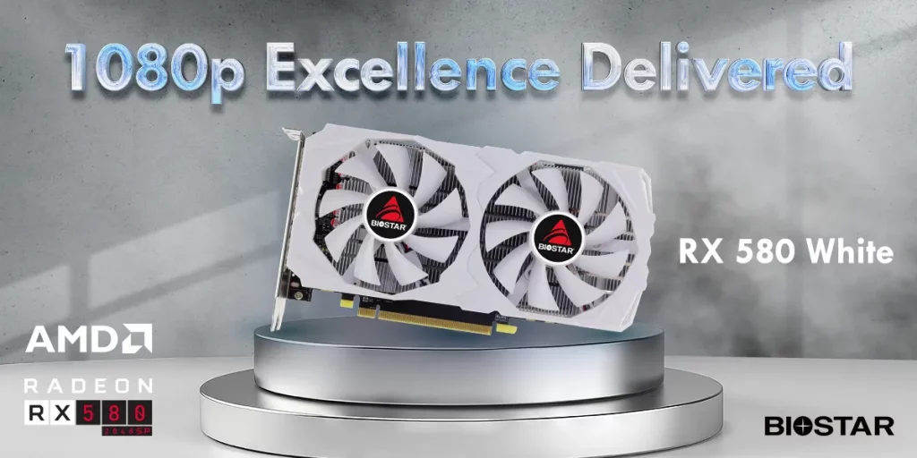 BIOSTAR Radeon RX 580 White
