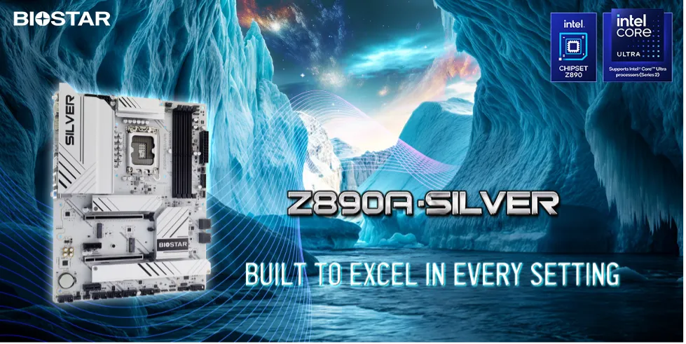 BIOSTAR Z890A- SILVER 1