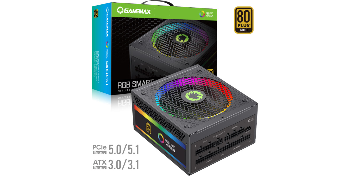 GameMax RGB-Smart Series ATX 3.1 PCIe 5.1 Featured