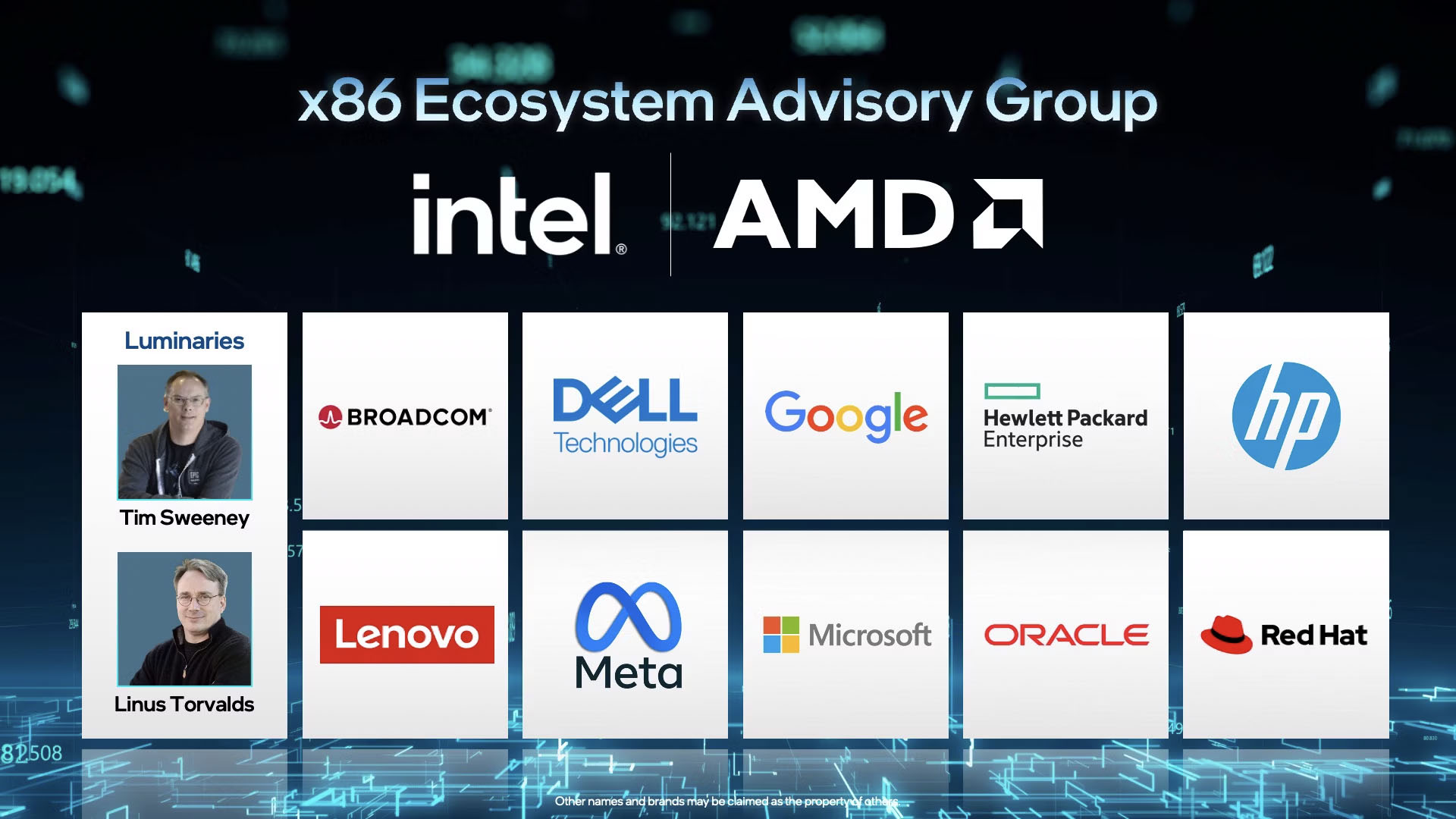 Intel x AMD x86 Ecosystem Advisory Group 1