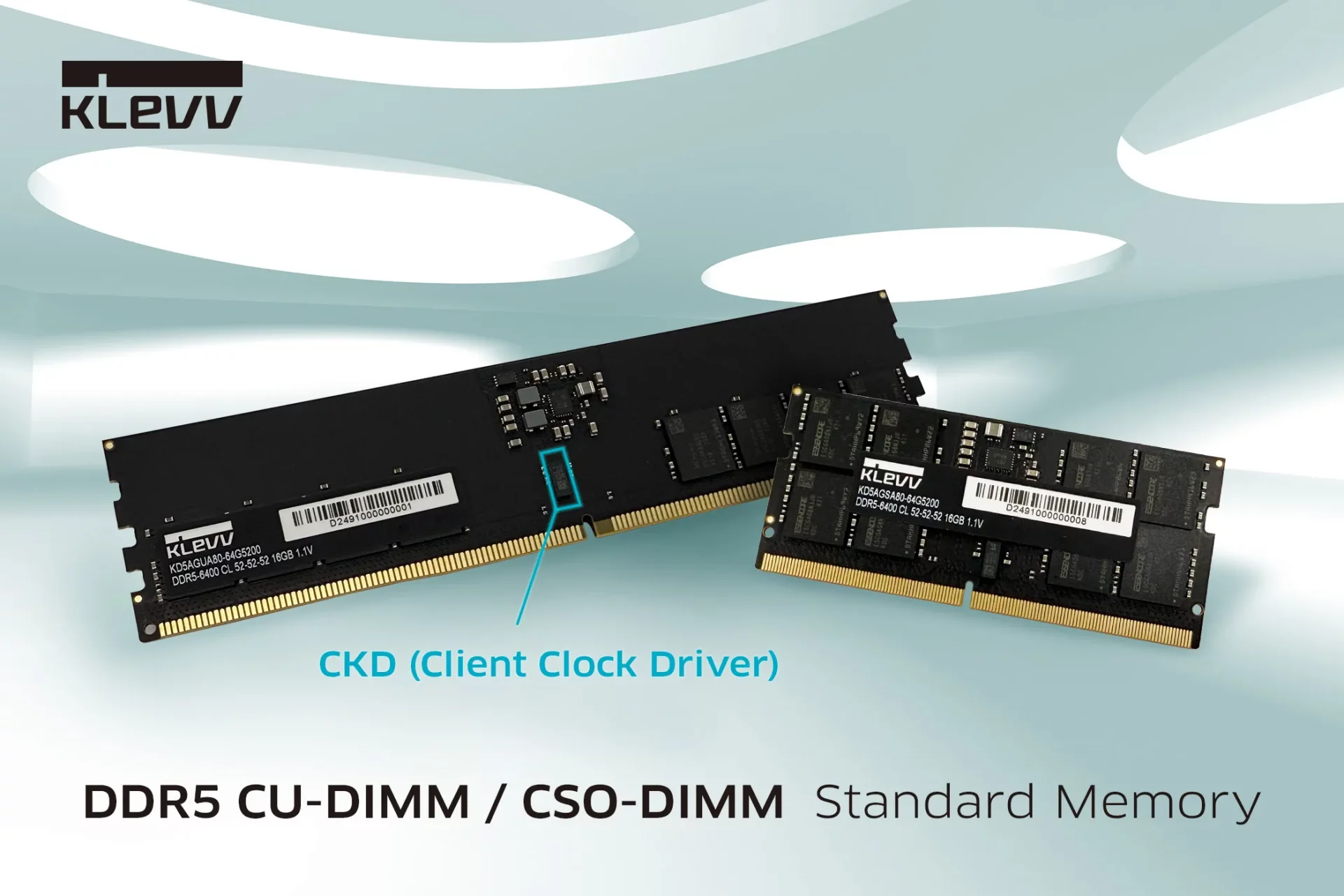 KLEVV CUDIMM CSODIMM DDR5 RAM 1
