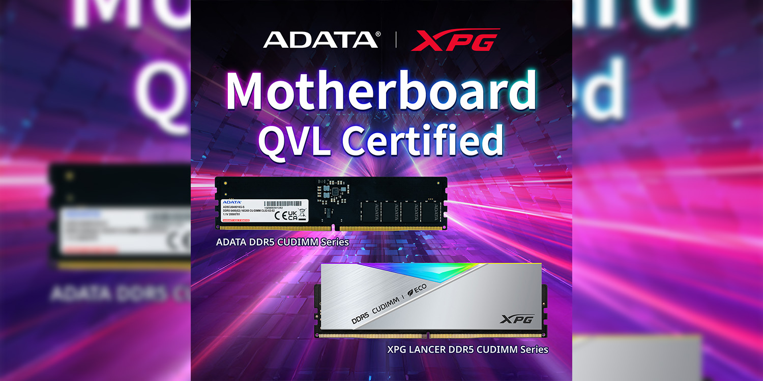 ADATA XPG Motherboard QVL Certified