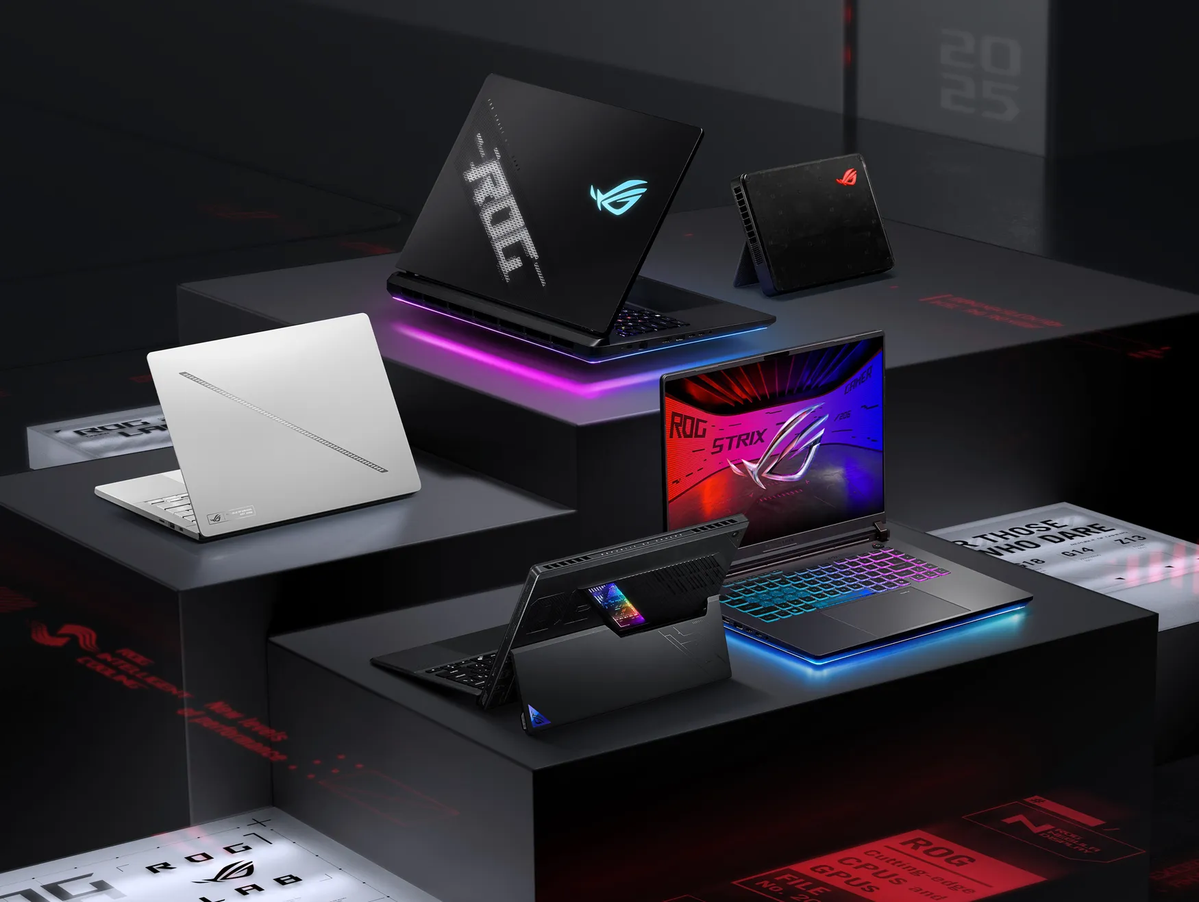 2025 ROG Laptop Family Photo