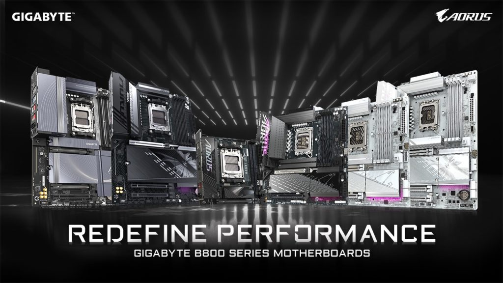 GIGABYTE Intel B860 AMD B850 CES 2025