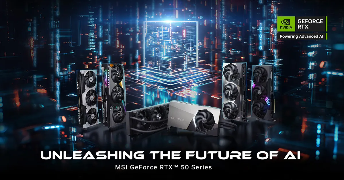 MSI GeForce RTX 50 Series GPUs