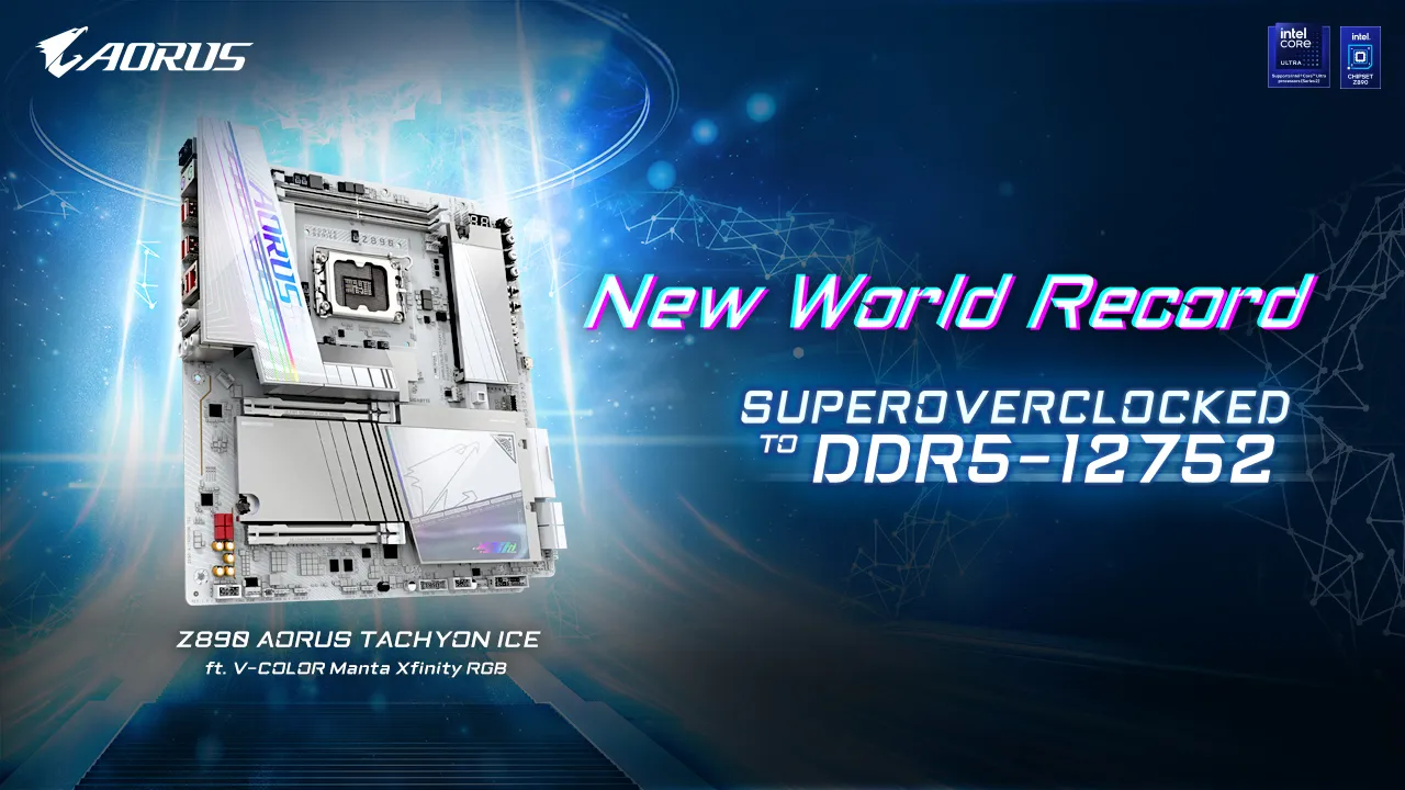 GIGABYTE Z890 AORUS TACHYON ICE DDR5-12752 (1)
