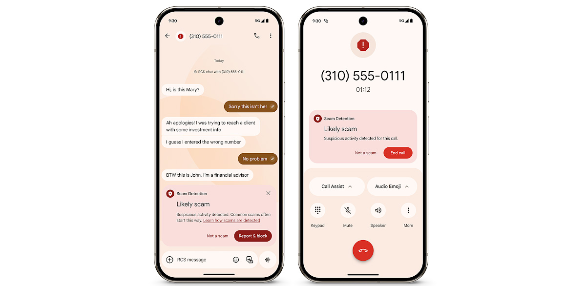 Google Android AI Scam Detection