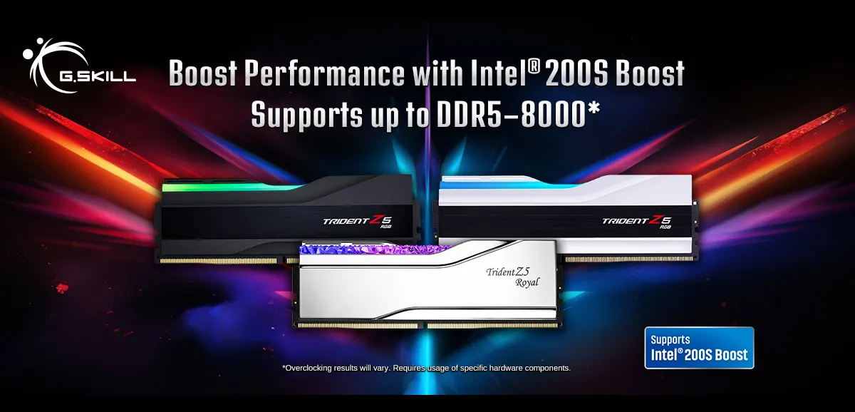 G.SKILL DDR5 For Intel 200S Boost (1)