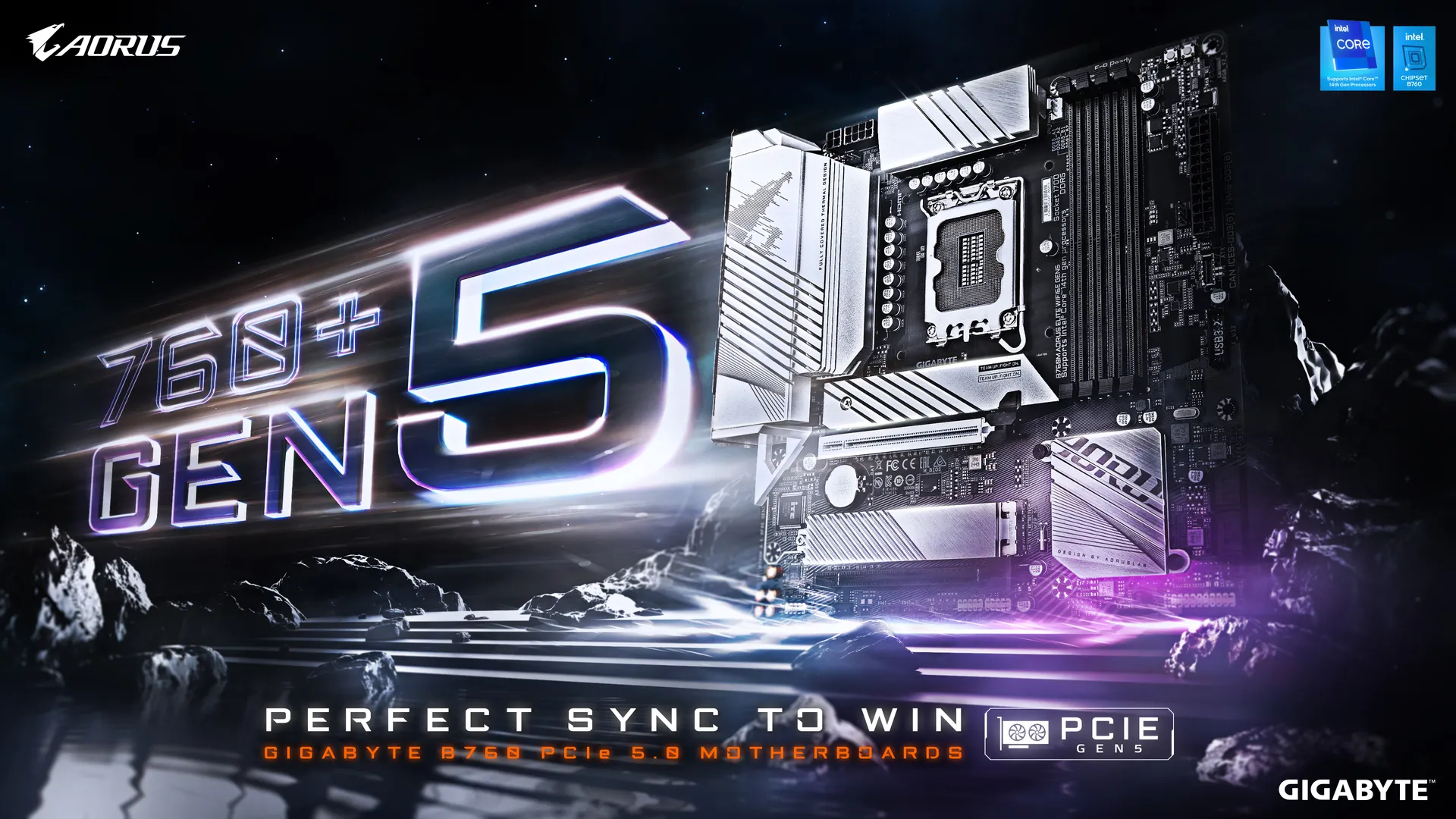 GIGABYTE B760 GEN5 Motherboard Announce
