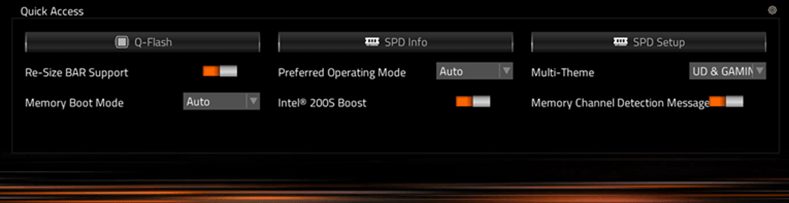 GIGABYTE Z890 Intel 200S Boost Feature