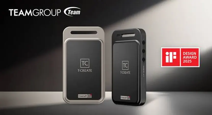 TEAMGROUP-CinemaPr-T-CREATE-P31-Portable-SSD-2025-iF-Design-Award-featured