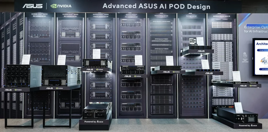 ASUS Advanced AI POD Design NVIDIA Enterirse AI Factory
