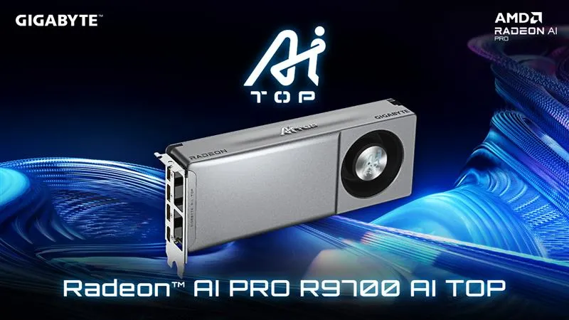 GIGABYTE Radeon AI PRO R9700 AI TOP