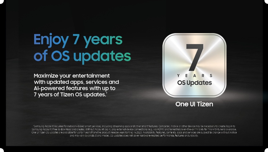 Samsung TizenOS 7 Year Update