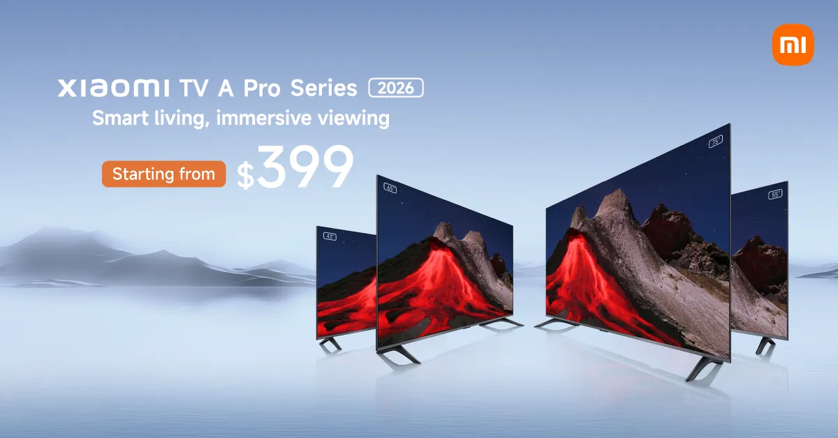 Xiaomi TV A Pro 2026 Series - Key Visual