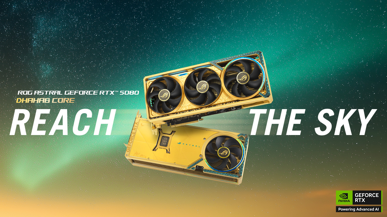 ROG Astral GeForce RTX 5080 Dhahab CORE OC (5)