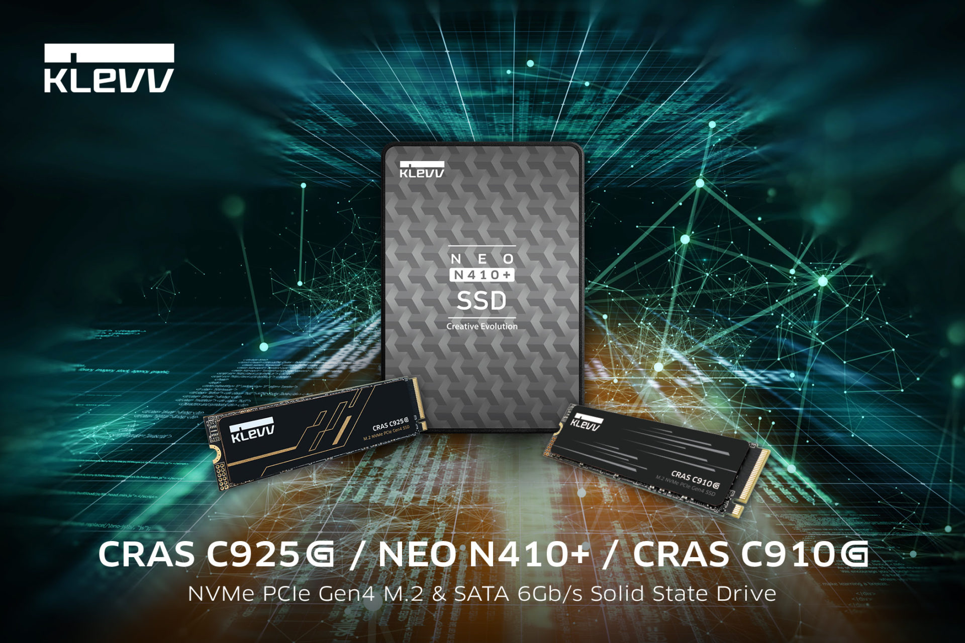KLEVV New SSDs NVMe and SATA