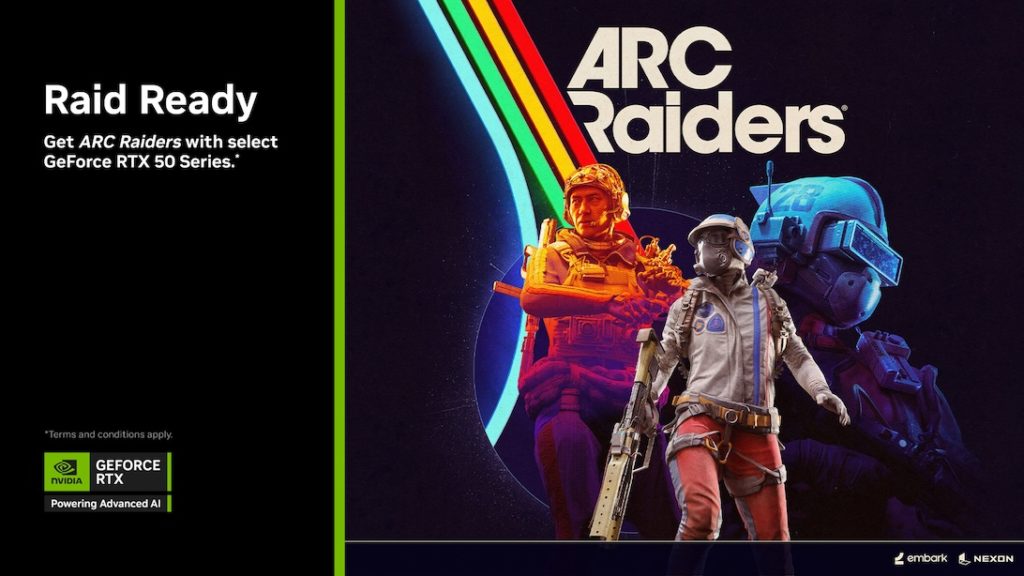 ARC Raiders GeForce RTX 50 Series Bundle