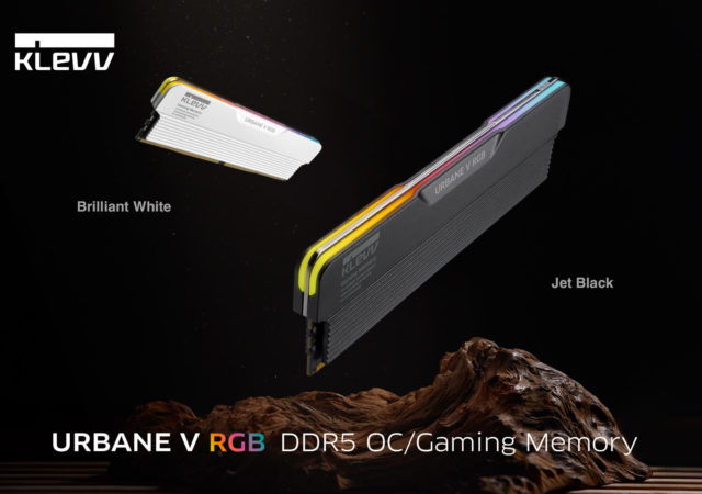 KLEVV Urbane V RGB DDR5 Jet Black color